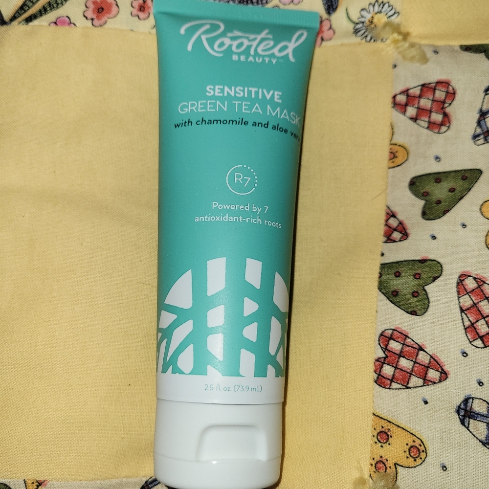 Rooted Beauty Sensitive Green Tea Mask ~ 2.5oz 73.9ml ~ New